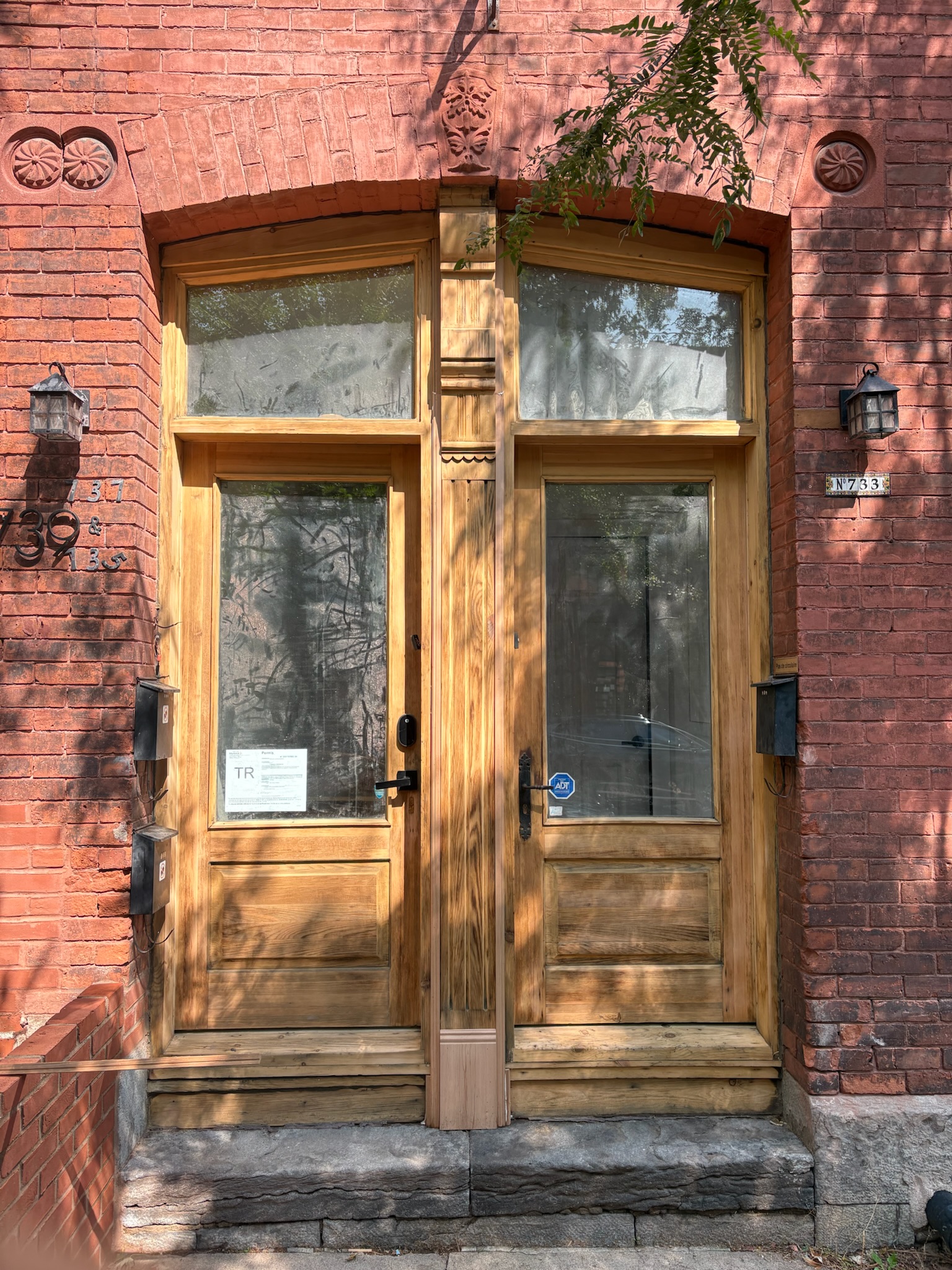 "Artisan restauration porte bois Rosemère avant/après Rive-Nord Québec"